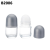 Factory supply screw lid perfume empty oil roller bottle roll on,roll on bottle round,50ml deodorant glass roll on bottle