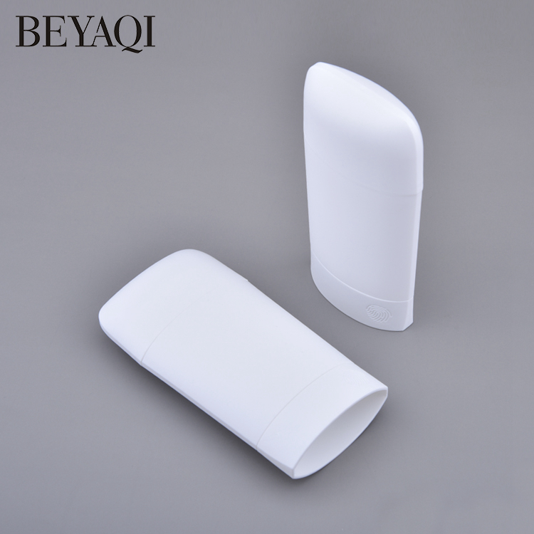 PP Cosmetic Packaging Oval Shape Sustainable 50g Portable Deodorant Stick Containers,plastic Gel Empty Deodorant Stick Container