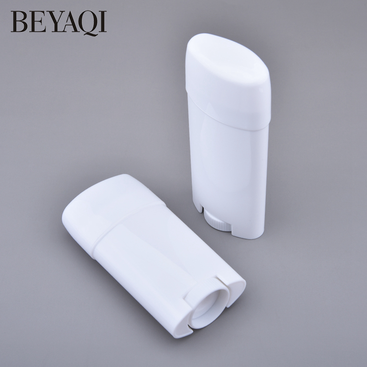 Oval Twist Roll on Deodorant Sunscreen Container Empty Gel 50g 80g Refillable Deodorant Containers Stick Bottle Packaging