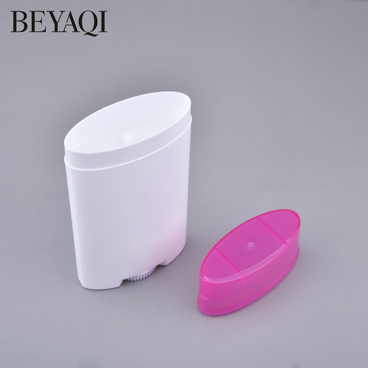 50g 80g PP Plastic Bottle Refillable Empty Deodorant Stick Container with Screen Printing for Gel Deodorant