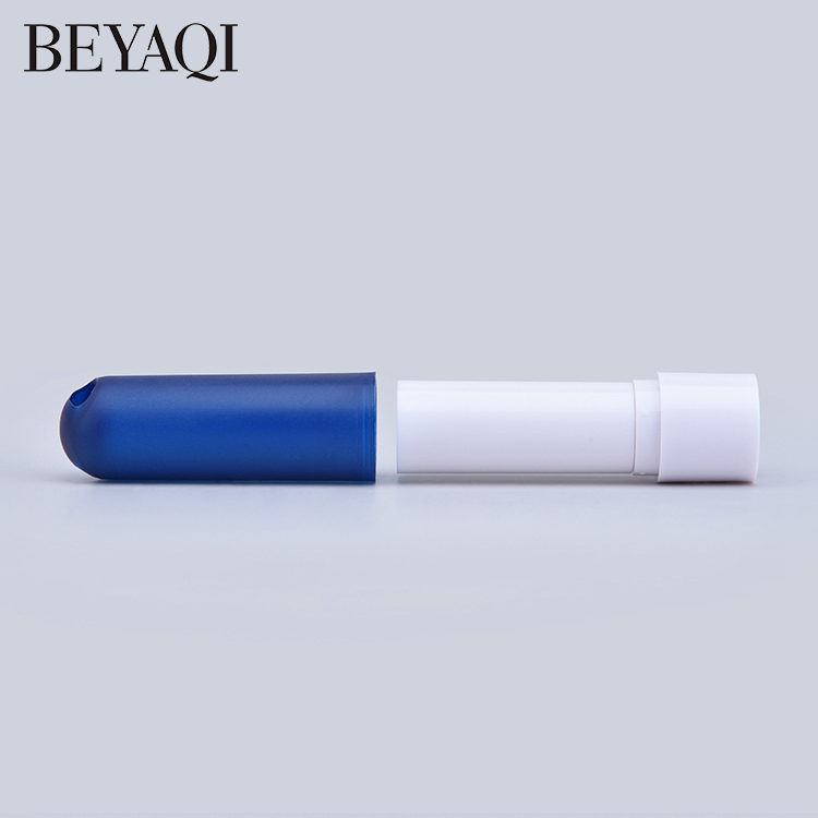 Empty Embalagem De Lipbalmo Round Plastic White Clear Black Blue Red Lip Balm Tube with Hook,recycled Plastic Lip Balm Tubes