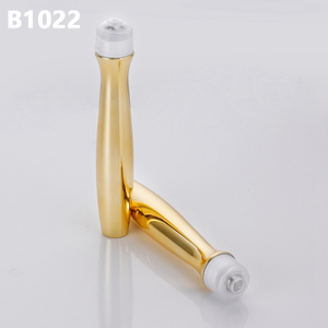Luxury glossy cosmetic eye cream bottle,cream eye cream plastic sample cosmetics bottle,empty eye cream bottle