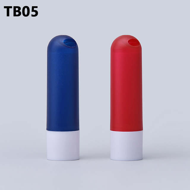 Empty Embalagem De Lipbalmo Round Plastic White Clear Black Blue Red Lip Balm Tube with Hook,recycled Plastic Lip Balm Tubes