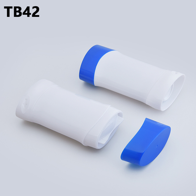 Custom Empty Oval Deodorant Stick Container Refillable Round Twist up Tubes Packaging Deodorant Stick Bottle