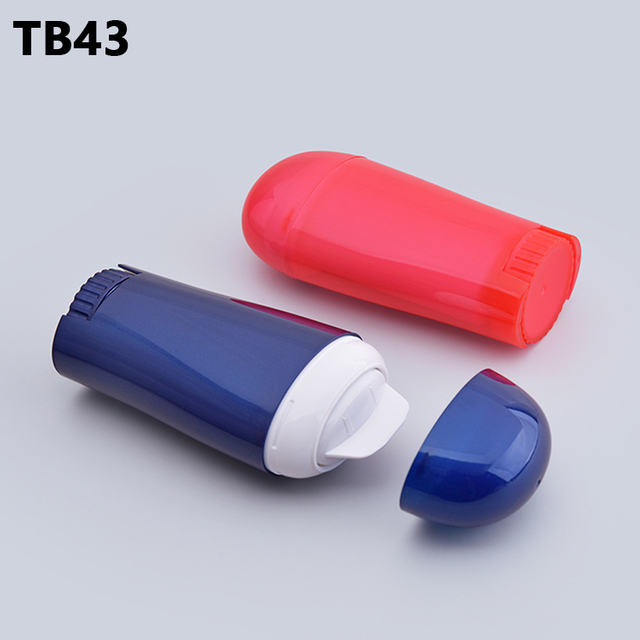 ODM Men's Deodorant And Antiperspirant Bottle 40g Summer Sunscreen Bottle Deodorant Stick PP Plastic Deodorant Stick Container