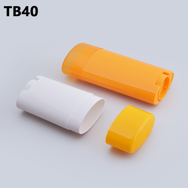 PP PE 40g Plastic Deodorant Stick Container Refilled Empty 40ml Refillable Deodorant Stick Packaging Bottle