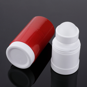 Fashionable empty luxury essential oil bottle roll on,perfume pearl color 30ml deodorant roll on bottle with plastic cap