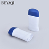 Wholesale Mini 50g Sunblock Deodorant Stick Packaging garrafa de deodorant Refillable Oval Flat Plastic Deodorant Bottle