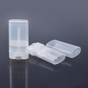 Flat Oval Free Sample Twist Up 15g Mini Clear Plastic Deodorant Stick,stick Deodorant Container,antiperspirant Deodorant Stick