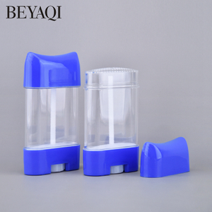 OEM Hot Selling Empty Plastic Cosmetic Deodorant Stick Container Pp Bottom Filling Solid Sunscreen Stick Bottle 75g