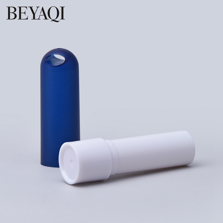 Empty Embalagem De Lipbalmo Round Plastic White Clear Black Blue Red Lip Balm Tube with Hook,recycled Plastic Lip Balm Tubes