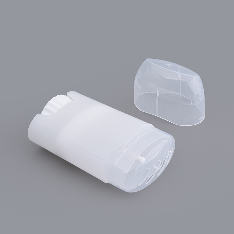 Deodorant Containers Plastic Twist Up 45g 80g White Top Filling Bottle Refillable Deodorant Stick Bottle