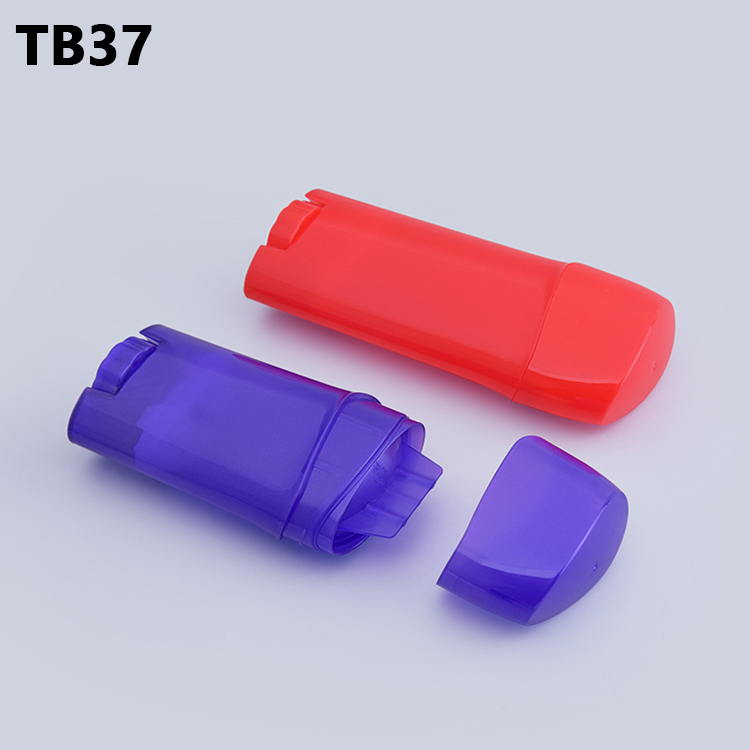  White PP Fragrance Deodorant Bottle 40g 65g Antiperspirant Women Men Plastic Solid Deodorant Stick Bottle