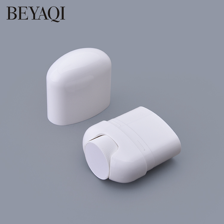 Oval ABS Deodorant Style Tube Empty Big Lip Balm Tube Push Up Deodorant Container Lip Balm Tube 15g
