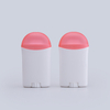 Custom Empty Oval Deodorant Stick Container Refillable Round Twist up Tubes Packaging Deodorant Stick Bottle