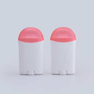 Custom Empty Oval Deodorant Stick Container Refillable Round Twist up Tubes Packaging Deodorant Stick Bottle