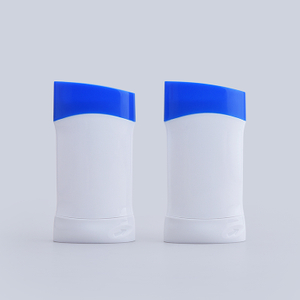Custom Empty Oval Deodorant Stick Container Refillable Round Twist up Tubes Packaging Deodorant Stick Bottle