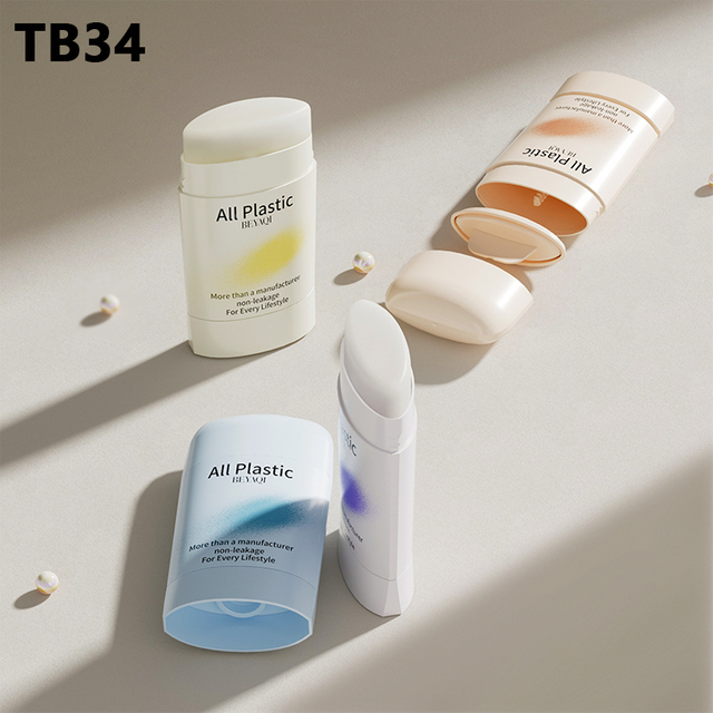 Deodorant Containers Plastic Twist Up 45g 80g White Top Filling Bottle Refillable Deodorant Stick Bottle