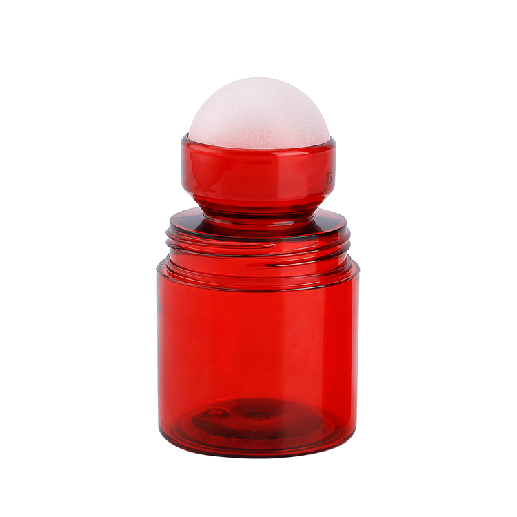 70ml Red Empty Refillable Deodorants Lotions Roll On Plastic Bottles for Serum Perfume,perfume oil bottles with roll on refill