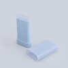 Factory Oval Shaped Sun Protection Stick Bottle for Skincare,Blue Color Bottom Filling Deodorant Container 19g