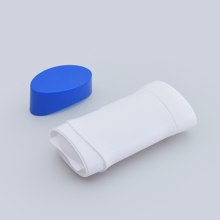 Custom Empty Oval Deodorant Stick Container Refillable Round Twist up Tubes Packaging Deodorant Stick Bottle
