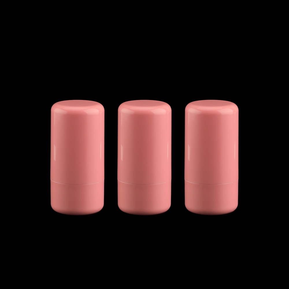 Wholesale 5g Pink Blush Stick Container Plastic Stick Empty Foundation Tube Packaging Lip Balm Stick Tube for Blush Formulation