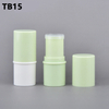 OEM ODM Factory Makeup Packaging Round Plastic Lipstick Tube Empty Case Solid Perfume Contour Lip Balm Blusher Stick Container