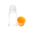 Serum Clear 50ml Roll on Glass Perfume Bottle,roller on Essential Oil Bottle With Colorful Plastic Cap,Roll on Bottle 50 Ml