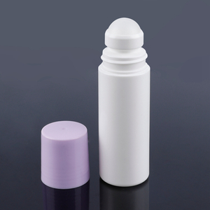 Custom Logo Empty 60ml 90ml Roll on Plastic Bottle,roll on Deodorant Bottle with Plastic Roller Ball,75ml Plastic Roll on Bottle