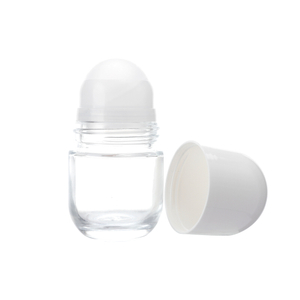 Cosmetic Packing 50ml Glass Deodorant Roll on Bottle,Perfume Oil Roll On Glass Bottle With Roller Ball,Glass Roll On Bottle