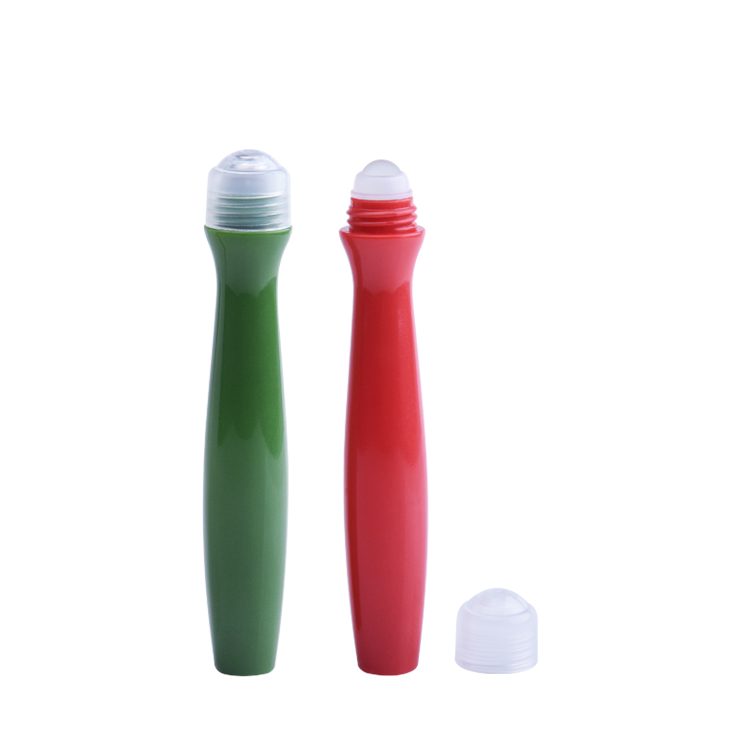 Mini Plastic Roll on Bottle,15ml Roll on Bottle Packaging for Eye Essence Care,essential Oil Bottles with Roller