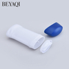Wholesale Mini 50g Sunblock Deodorant Stick Packaging garrafa de deodorant Refillable Oval Flat Plastic Deodorant Bottle