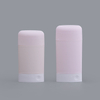  50g 65g 75g Pink PP Oval OEM Empty Bottle Solid Rods Sunscreen Stick Bottle Deodorant Stick Container