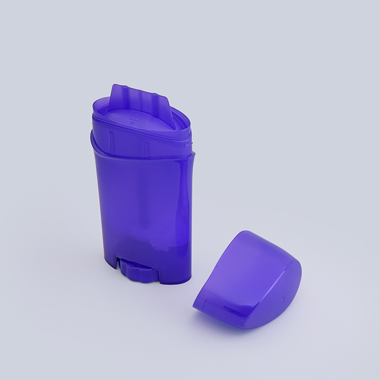  White PP Fragrance Deodorant Bottle 40g 65g Antiperspirant Women Men Plastic Solid Deodorant Stick Bottle