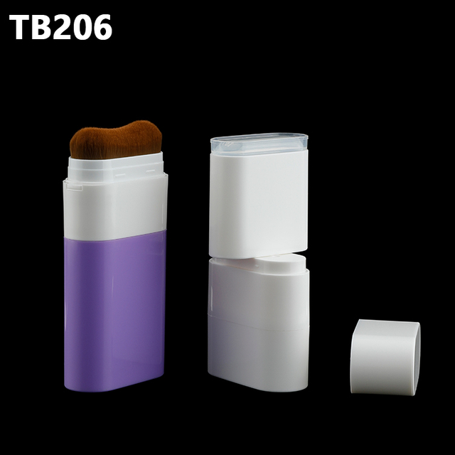 20gm Empty Twist-up Rotating Brush Stick Container Solid Fragrance Sunscreen Cream Blush Stick Long Lasting Deodorant Container
