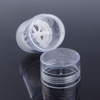 15ml 30ml 50ml 75ml Round Shape Bottom Filling Clear Twist Up Stick Tube Deodorant Container,Reusable Deodorant Bottle