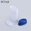 Wholesale Mini 50g Sunblock Deodorant Stick Packaging garrafa de deodorant Refillable Oval Flat Plastic Deodorant Bottle
