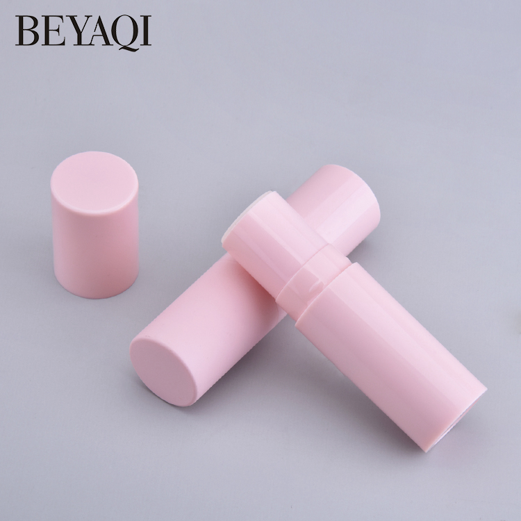 Lipstick Tube Round Lip Balm Stick Containers Tube Private Logo Pink Low Moq Luxury Cosmetic Packaging Matte Lipstick Tube
