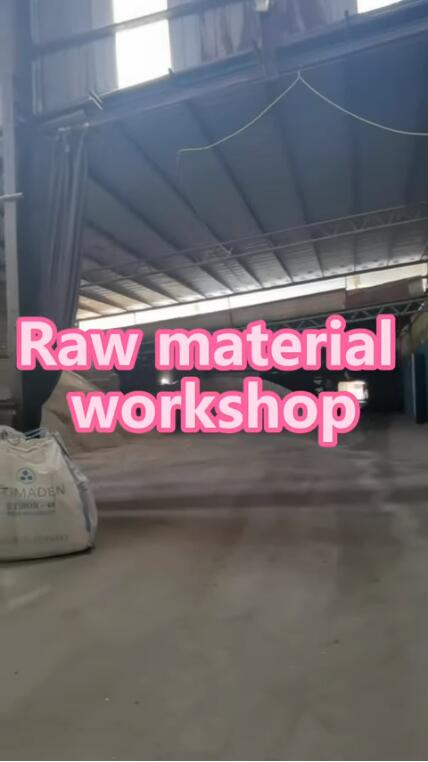 BEYAQI glass bottle Raw material workshop