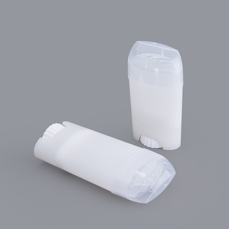 Deodorant Containers Plastic Twist Up 45g 80g White Top Filling Bottle Refillable Deodorant Stick Bottle