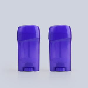 White PP Fragrance Deodorant Bottle 40g 65g Antiperspirant Women Men Plastic Solid Deodorant Stick Bottle
