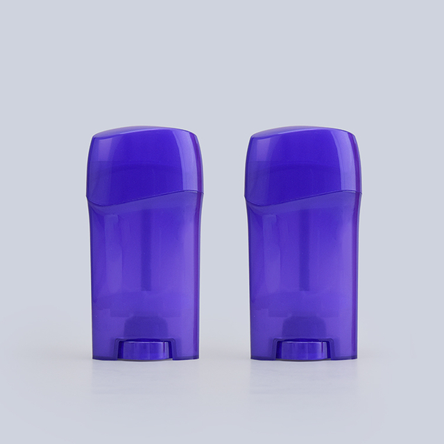  White PP Fragrance Deodorant Bottle 40g 65g Antiperspirant Women Men Plastic Solid Deodorant Stick Bottle