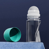 Personal Care PET 50ml Cylindrical Roller Bottle Antiperspirant Plastic Cosmetic Essential Oil Roll on Deodorant Bottle