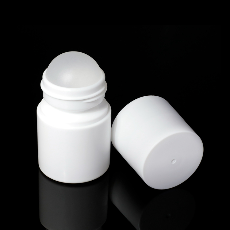 PP Personal Care Material Round 50ml Deodorant Container Roll on Deodorant Plastic Roller Ball Bottle for Antiperspirant