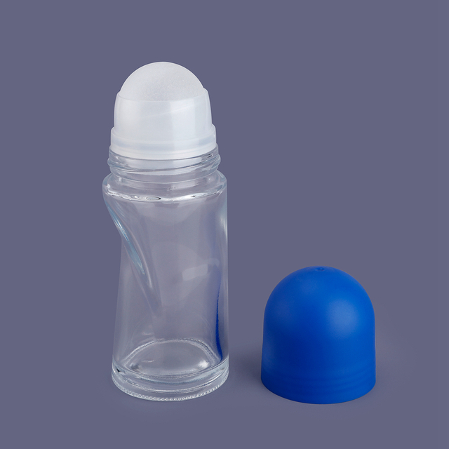 OEM 50ml Clear Glass Roller Bottles Frosted Roll-on,wholesale Custom Glass Roll on Bottle,hot Sale Custom Glass Roll on Bottle