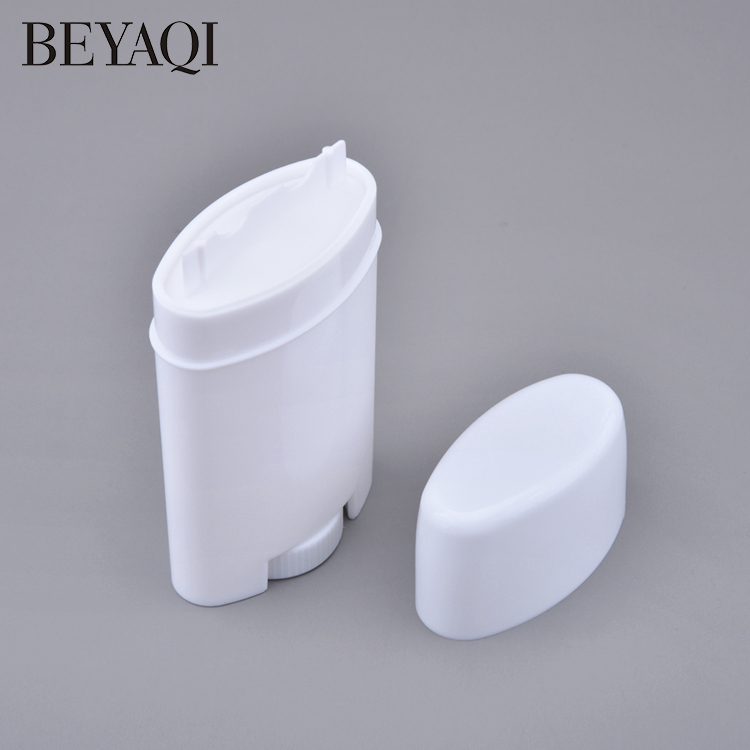 Oval Twist Roll on Deodorant Sunscreen Container Empty Gel 50g 80g Refillable Deodorant Containers Stick Bottle Packaging
