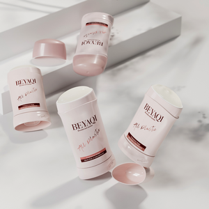 Empty Plastic Bottle Cosmetic 50g 80g Antiperspirant Deodorant Packaging Solid Perfume Deodorant Stick Container