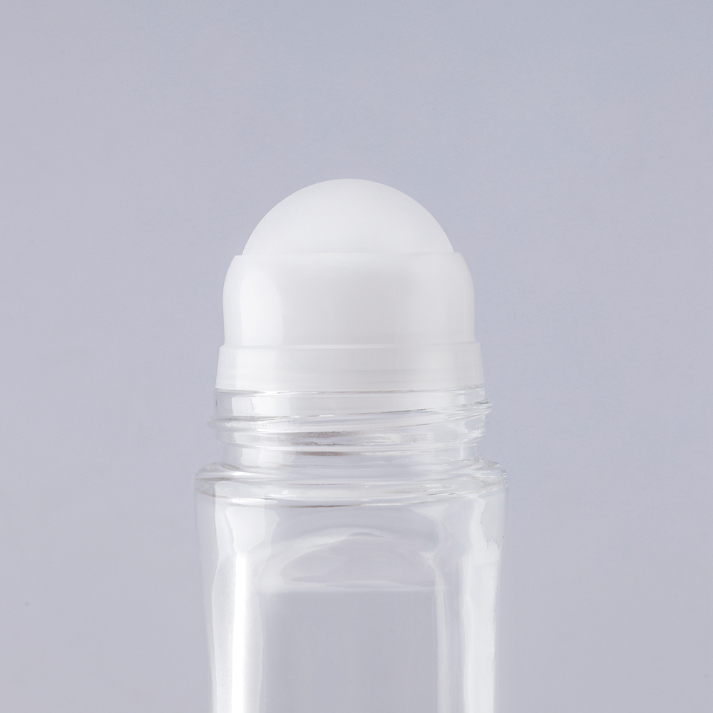 Clear Ball Diameter 35mm Refillable 50Ml Deodorant Glass Roll On Bottle,50 Ml Glass Roll On Bottle,50Ml Roll On Glass Bottles