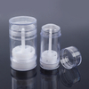 15ml 30ml 50ml 75ml Round Shape Bottom Filling Clear Twist Up Stick Tube Deodorant Container,Reusable Deodorant Bottle