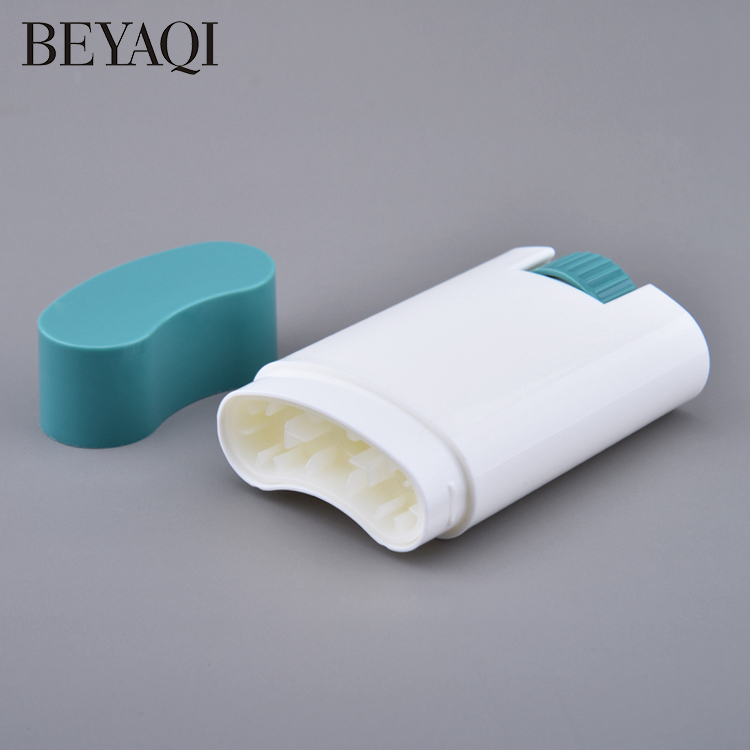 Wholesale PP Plastic Twist Up 20g Oval Deodorant Packaging Stick Container,recipiente Desodorante Cosmetic Deodorant Bottle